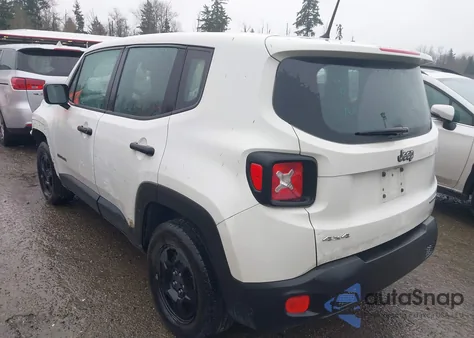 2017 Jeep Renegade Sport 4X4 from USA, damaged, VIN ZACCJBAB6HPG25966